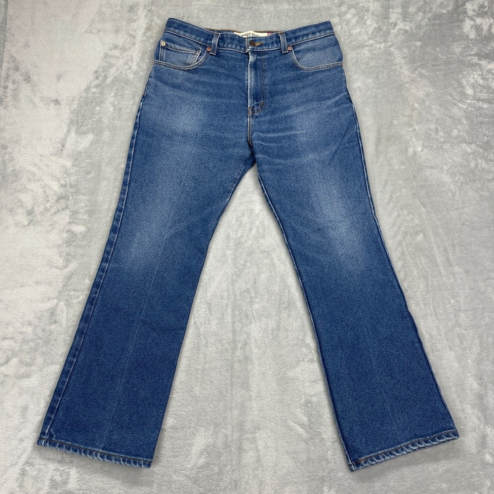 Vtg Levi's Jeans Mens 34x30 (32x29) Blue Denim Medium Wash 517 Bootcut Leg Y2K